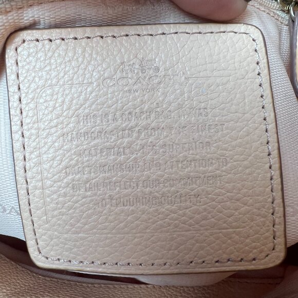 Coach 33728 Embossed Horse and Carriage Edie Shoulder Bag - Picture 7 of 8